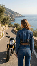 Osta Taşlı Kot Ceket