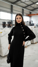 Ossa Siyah Maxi Elbise