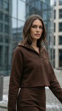 Pela incili Sweatshirt & Etek