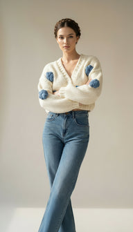 Burka Yüksek Bel Kot Pantolon