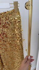 Guza Gold Pul İşlemeli Set