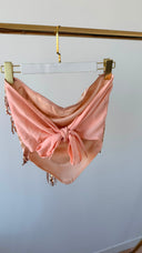 Ayra Payet Saçaklı Bandana Büstiyer - Rose Gold