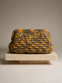 Tuana el örgüsü melanj pouch clutch - ön görünüm