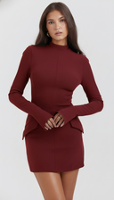 Lavin Bordo Elbise