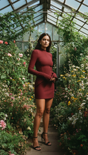 Lavin Bordo Elbise