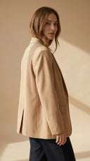 Lola Oversize Bej Blazer