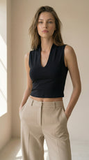 Argon Basic Siyah Top