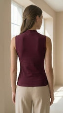 Argon Basic Vişne Bordo Top