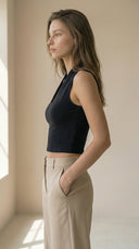 Argon Basic Siyah Top
